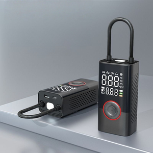 เครื่องเติมลมยางขนาดเล็กแบบชาร์จไฟได้4000mAh เครื่องเติมลมไร้สายจอแสดงผลดิจิตอล - Product Image 1