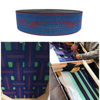 Sangle de rembourrage tissée robuste à rayures ZHIHE, bande élastique en caoutchouc PP pour chaise de trampoline, ruban adhésif pour meubles et canapés