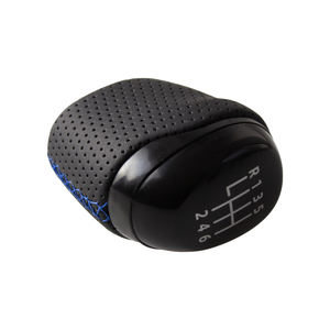 Poignée de levier de vitesses manuelle en cuir perforé 5/6 vitesses pour <span class=keywords><strong>Renault</strong></span> <span class=keywords><strong>Megane</strong></span> MK4 BFB 2016 et suivants, Kadjar 2015-2022, Talisman 2015-2022 - Product Image 3