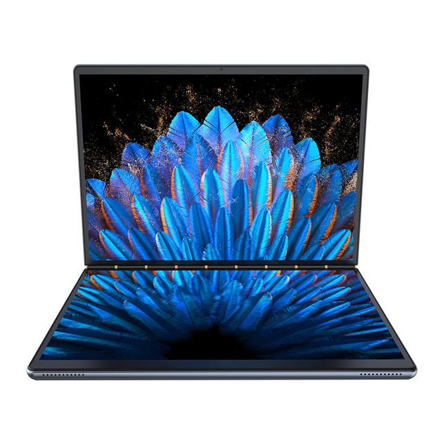New 13.5 Inch Screen + 13.5" Touch Screen Dual Screen Laptop Computer for College Student & Business Intel N100 (3.40GHz)
