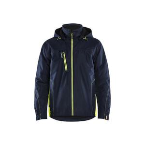 BLAKLADER - 489019778633XXXL <b>Lightweight</b> lined Shell <b>Jacket</b> Dark navy blue/<b>Hi</b>-<b>vis</b> yellow - EAN 7330509888018 WORK <b>JACKETS</b> - Product Image 1