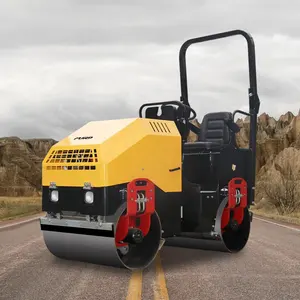 1.7 Ton Full Hydraulic Road Roller Vibration Road Roller For Soil Compaction