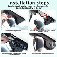 Caméra embarquée Wi-Fi Plug-and-play 4K UHD Originale BMWDashcam, Série 1/2/3/5/7 X1/X3/X5 F10 F15 F20 F25 F30 2013-2023