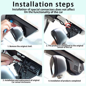 Caméra embarquée Wi-Fi Plug-and-play 4K UHD Originale BMWDashcam, Série 1/2/3/5/7 X1/X3/X5 F10 F15 F20 F25 F30 2013-2023 - Product Image 4