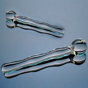 35mmガラスディルドペニスアナルビーズボールバットプラグクリスタル人工オナニー大人の大人のおもちゃ女性男性用 - Product Image 5