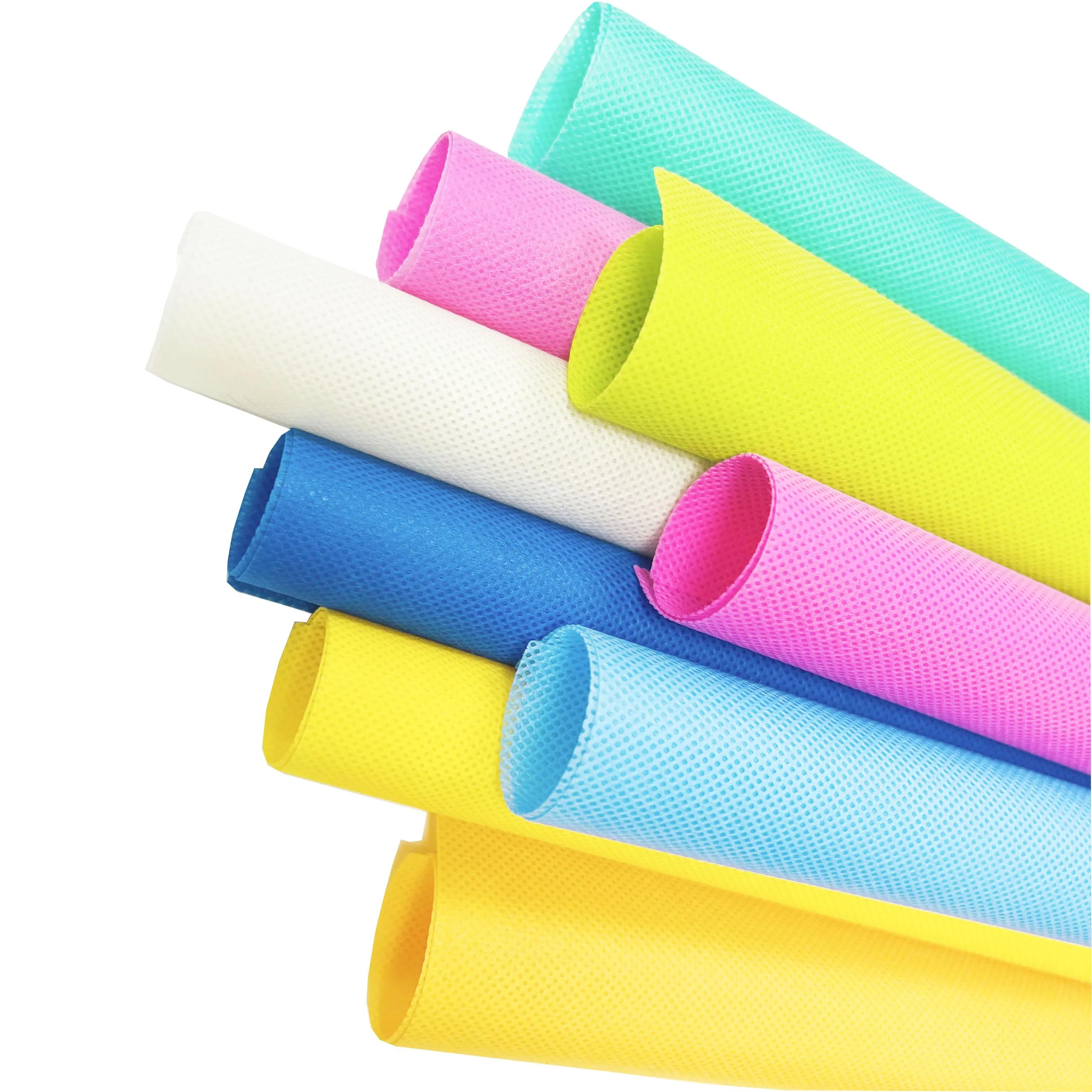 Friendly high quality 100% pp non woven fabric Polypropylene non woven fabric spun bond nonwoven fabric in various color