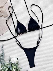 <span class=keywords><strong>Micro</strong></span> mini bikini string <span class=keywords><strong>sexy</strong></span>, maillot de bain patchwork, maillot de bain femme, bandage, maillot de bain, coupe haute, <span class=keywords><strong>monokini</strong></span>, bikinis tendance 2024 - Product Image 5