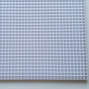 YINGLANG Factory Price White ABS Egg crate for Koi pond and Auaqrium plastic Eggcrate grille 1.2*0.6m ps