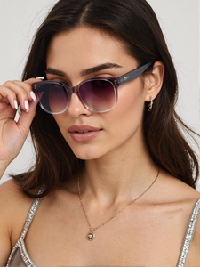 2025 mô hình mới cao cấp tối giản Acetate sợi Vòng Kính mát màu đỏ rắn cả nam giới phụ nữ tùy chỉnh chất lượng cao bền - Product Image 2