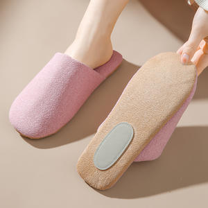 Chaussons en coton pour femmes, pour la maison, la chambre, les appartements, chauds pour l'hiver, chaussures pour hommes - Product Image 3