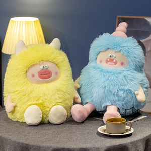 Pequeños monstruos coloridos personalizados, juguetes <span class=keywords><strong>de</strong></span> peluche <span class=keywords><strong>de</strong></span> animales suaves, rellenos <span class=keywords><strong>de</strong></span> algodón PP, regalos para niños, muñecas emocionales - Product Image 2