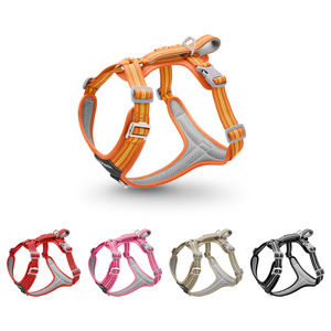 Pettorina per Cani in Nylon Resistente, Riflettente, con Chiusura a Doppia Fibbia, per Uso Esterno, Taglia Grande - Product Image 1