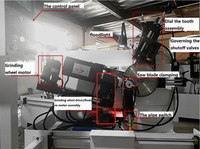 Affûteuse de lame à angles horizontaux et verticaux WELLMAX scie circulaire affûteuse automatique pour le travail du bois