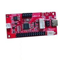 Zéro retard contrôleur de jeu de combat Joystick Board Raspberry PC pour PS3 Switch Android USB encodeur bricolage japonais anglais plastique