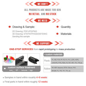 Campione gratuito a buon mercato Pom Polymer/<span class=keywords><strong>Ptfe</strong></span>/Peek/Nylon Pa plastica poliuretano boccola - Product Image 3