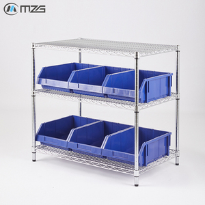 MZG Chine, fabricant d'étagères métalliques robustes de qualité industrielle pour entrepôts, unités de stockage, étagères en fil chromé - Product Image 5