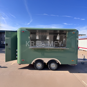 Remolque de fritura callejera estándar australiano, carrito de cocina para fabricación de alimentos, carritos de venta, camión móvil de helados - Product Image 1