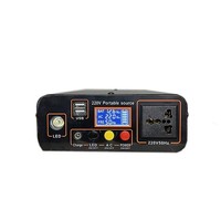 Batterie Li-Polymère Portable 300W, Alimentation Mobile, Démarreur d'Urgence pour Recharge Extérieure, Stockage d'Énergie de Secours pour Voitures