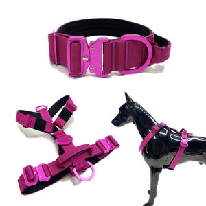 <span class=keywords><strong>Collar</strong></span> para Mascotas de Alta Calidad con Logotipo Personalizado, Conjunto de Arnés Táctico para Perro con Hebilla de Aluminio Resistente y Neopreno Cómodo - Product Image 1