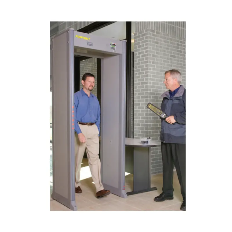 Alta sensibilidad de marco de puerta de Metal Detector de 33 zonas tutorial, Detector de metales para la comprobación de seguridad