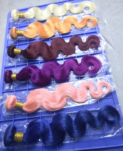 Paquete de Cabello Humano FH Color Bundle Closure, Cierre de Encaje Transparente 4x4 13x4, Cabello Humano Brasileño Directo de Fábrica - Product Image 4