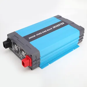 Inverter Gelombang Sinus Murni, Inverter DC 12V Ke AC 2000 V 4000 V Konverter Back Up 110 W (Puncak 220 W) untuk RV, Rumah, Penggunaan Mobil