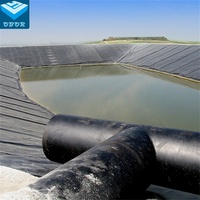 Géomembrane HDPE 2,5 mm pour revêtement de bassin de déchets municipaux