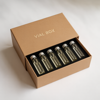 Boîtes rigides de luxe à tiroir coulissant pour 10 flacons de peptides, vente en gros, haute qualité, pour capsules pharmaceutiques, flacons de 3 ml, paquet de 10, boîtes personnalisées pour flacons