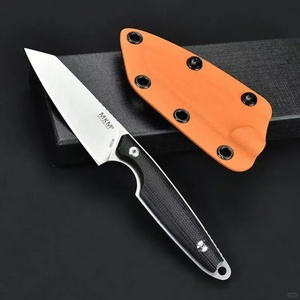 Couteau pliant multifonctionnel OEM G10 avec poignée réglable et clip ceinture, lame en acier inoxydable pour le camping et les travaux manuels - Product Image 2