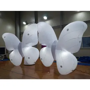 Good looking inflatable white butterfly suitable for event/stage decoration