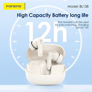Écouteurs sans fil Foneng BL138 TWS Bluetooth 5.3 avec isolation phonique et micro pour iPhone 15 16 Samsung - Product Image 5