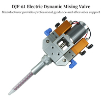 Katup Dinamis Elektrik DJF-61 Kombinasi Katup Pengisi dan Pelepas Tekanan, Aplikator Pencampur Pneumatik Lem AB Dua Komponen OEM