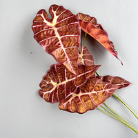 Bouquet décoratif de feuilles de paon artificielles pour la décoration de bureau, de jardin et de la maison, fleurs artificielles en plastique, plantes artificielles