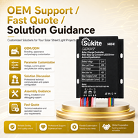 Contrôleur solaire MPPT 6460 6.4V 60W 20A populaire Sukite pour éclairage public à énergie solaire avec capteur pour projet d'éclairage de rue