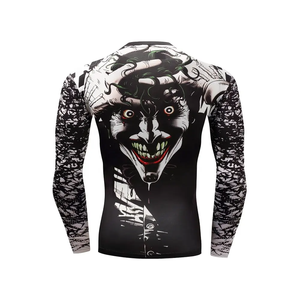 เสื้อรัดกล้ามเนื้อแขนยาว MMA คุณภาพสูงแบบกำหนดเอง ขายส่งยอดนิยมปี 2024 สำหรับผู้ใหญ่ ชุดศิลปะการต่อสู้ โพลีเอสเตอร์/ไนลอน - Product Image 5