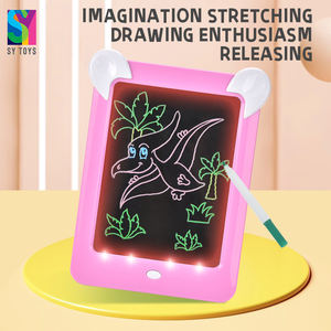 SY eğitim 9 inç çizim kurulu akıllı Diy ayrılık kurulu ile ışık çocuk oyuncakları elektrikli oyuncak yazma tableti - Product Image 4