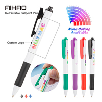 Aihao Unique Binder Clip 3-D Imprimé Bleu Stylo Recharge Cher Mignon Stylos À Bille En Plastique Durable Fabricant Direct