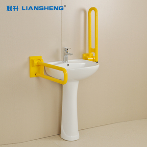 Thanh treo tường hình chữ <span class=keywords><strong>U</strong></span> có thể gập lại bằng thép không gỉ tay vịn gắn tường có thể gập lại cho người cao tuổi - Product Image 4