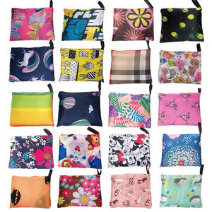 Neue tragbare große schwere 210D Oxford Stoff Blumen faltbare Einkaufstasche Wieder verwendbare gefaltete Superet Aufbewahrung tasche - Product Image 5