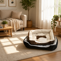 Coussin pour chien en tissu doux toutes saisons, amovible et lavable, pour chiens, chats et petits animaux