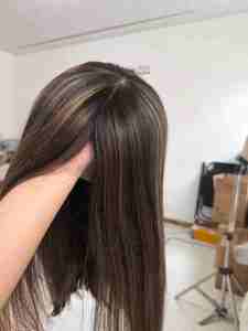 Perruque en cheveux humains de qualité médicale pour femmes, perruque bob de 14 pouces en cheveux humains européens, perruque frontale en dentelle Remy sans colle pour l'<span class=keywords><strong>alopécie</strong></span> - Product Image 3
