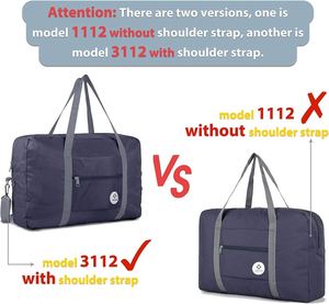 Sac de sport et de voyage pliable unisexe en polyester avec fermeture éclair pour avion, motif personnages - Product Image 5