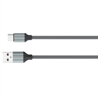 Kabel Data LS441 2.4A Micro USB Type C TPE 1M 2M V8 USB Type-C untuk Ponsel, Kabel Pengisian Cepat