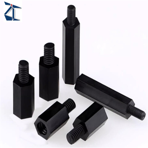 Pengait Plastik Hexagonal Hitam Nylon ABS Tebal Metrik, Sekrup Penyangga, dan Pengikat Lainnya, Grosir Langsung dari Pabrik - Product Image 1