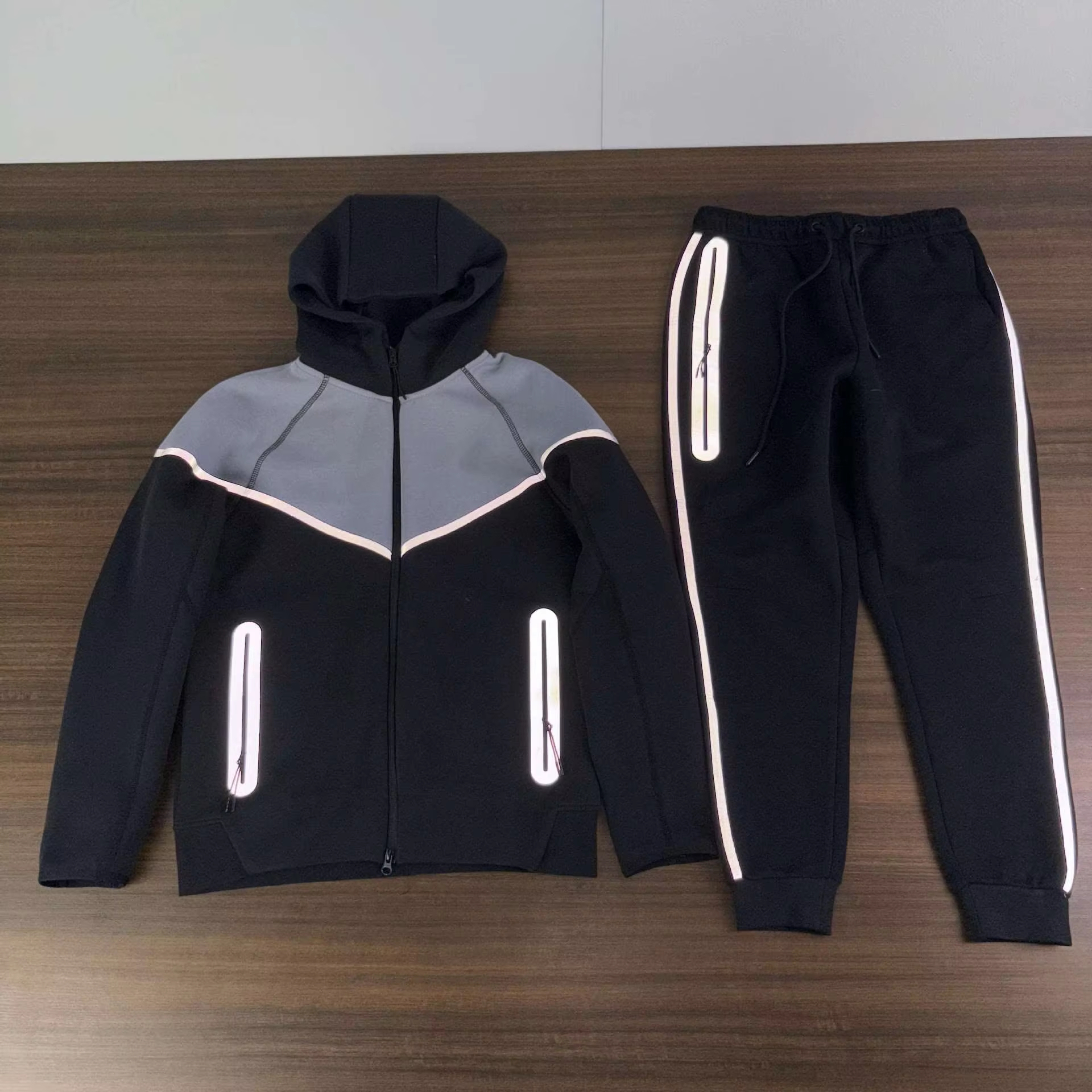 Traje Negro + Gris