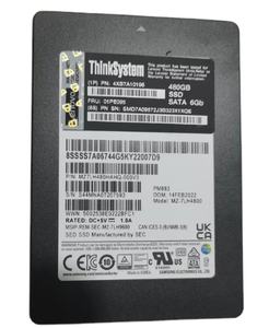 PN: 01PE095 / 4XB7A10196 ThinkSystem 2.5 "PM883 480GB SATA 엔터프라이즈 SSD (트레이 포함)-고성능 스토리지 - Product Image 2