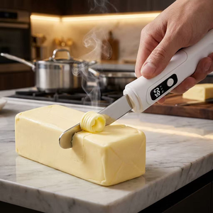 Smart Butter Spreader Knife Ip68 <b>Waterproof</b> Stainless Steel Kitchen Gadget With 2500mAh Battery for Easy Spreading Product Intro - Product Image 6