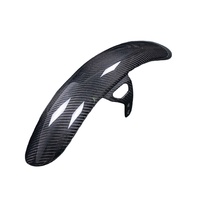 Accessoires de coque de garde-boue avant en fibre de carbone 3K modifiée pour moto Harley Street Fighter 107/114