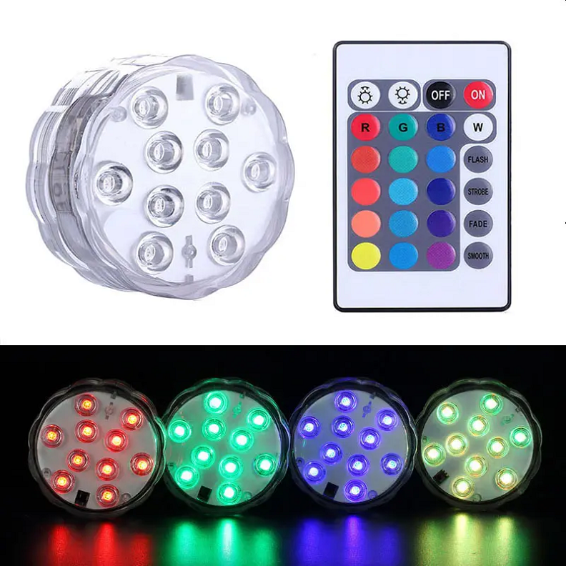IP68 водонепроницаемый RGB светодиодный подводный свет для сада Бассейн аквариум и аквариум лампа