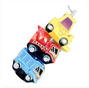 Camión <span class=keywords><strong>de</strong></span> resina <span class=keywords><strong>de</strong></span> dibujos animados con orificio, mezcladora <span class=keywords><strong>de</strong></span> cemento, camión volquete, excavadora, rodillo compactador, bloqueo <span class=keywords><strong>de</strong></span> carretera, ladrillo, hidrante contra incendios - Product Image 2